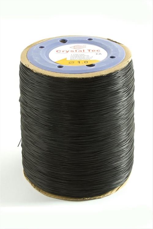 1 mm Lastikli Misina 1000 Metre - Siyah