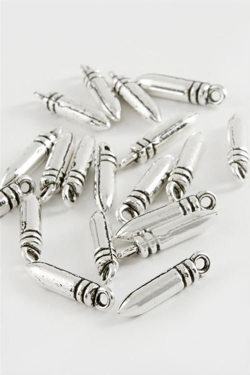 Mermi Tesbih Aparatı 50 Gram - Gümüş Rengi