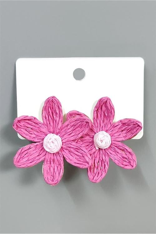 Papatya Zr Model Küpe - Pembe