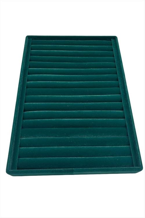 Dik Sosisli Anfora Yüzük Kelepçe Standı 24*34 cm - Yeşil
