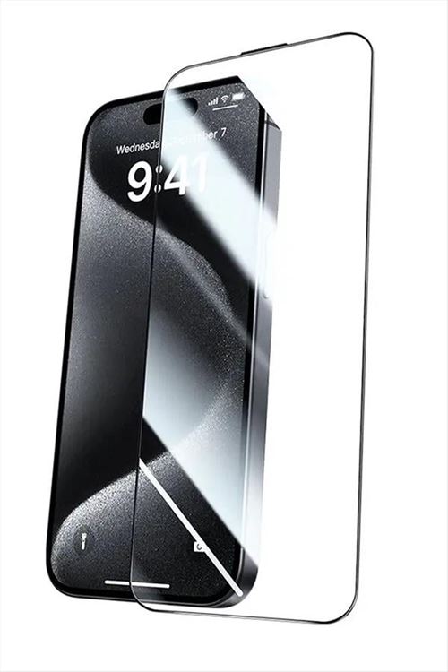 İphone 16 Pro Kırılmaz Cam Ekran Koruyucu - Şeffaf