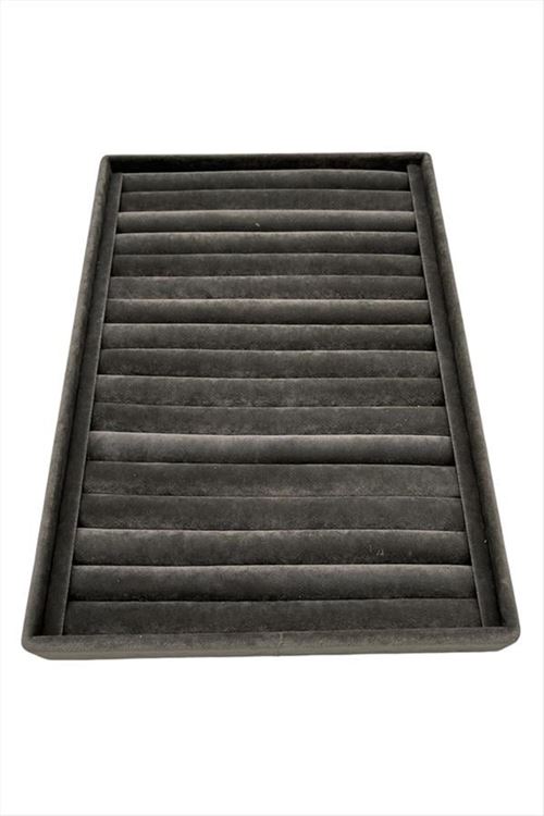 Dik Sosisli Anfora Yüzük Kelepçe Standı 24*34 cm - Füme