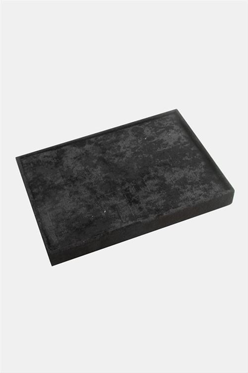 Dikey Anfora Kumaş Batırmalı Yüzük Tablası 17*23 - Siyah