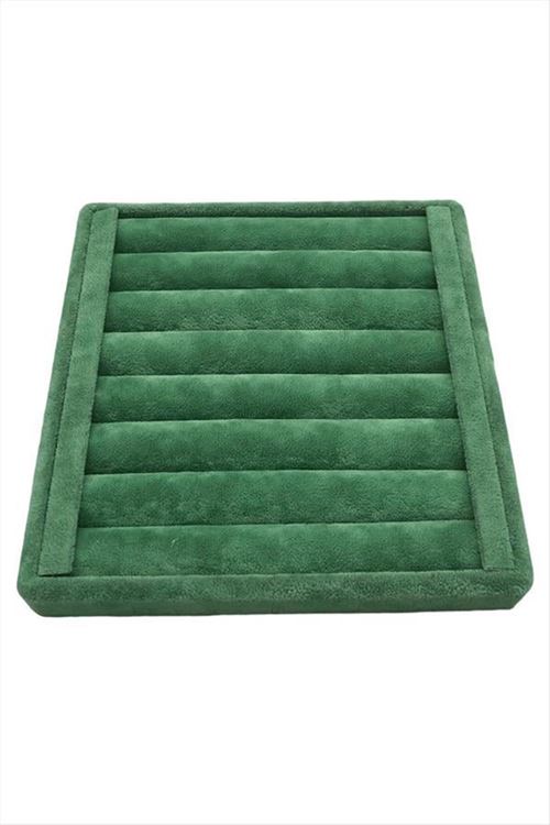 Yatay Sosisli Anfora Yüzük Kelepçe Standı 15*15 cm - Yeşil
