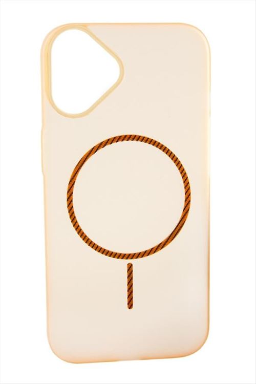 iPhone 16 Buzlu Magsaff Kapak Kılıf - Gri