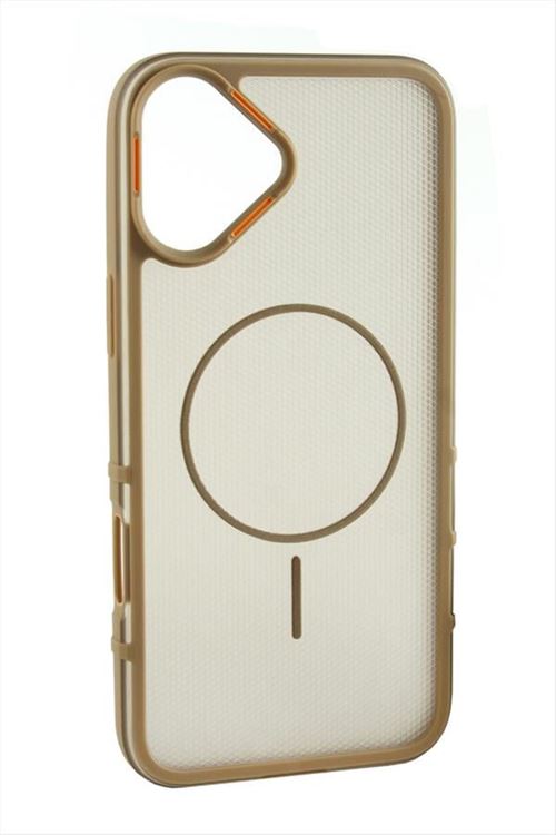 iPhone 16 Magsaff Kapak Kılıf - Kahverengi