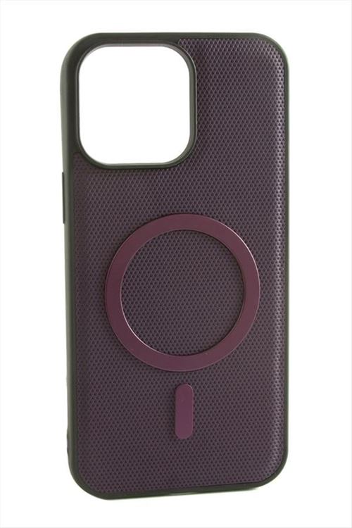İphone 15 Pro Magsaff Kapak Kılıf - Mor