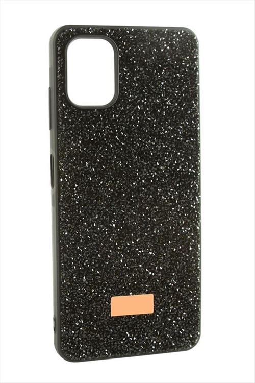 İphone 12 Taşlı Kapak Kılıf - Siyah