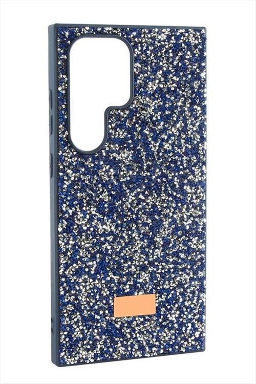 Samsung Galaxy S24 Ultra Taşlı Kapak Kılıf - Mavi