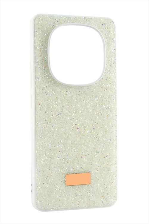 Xiaomi Redmi Note 14 Pro Taşlı Kapak Kılıf - Krem