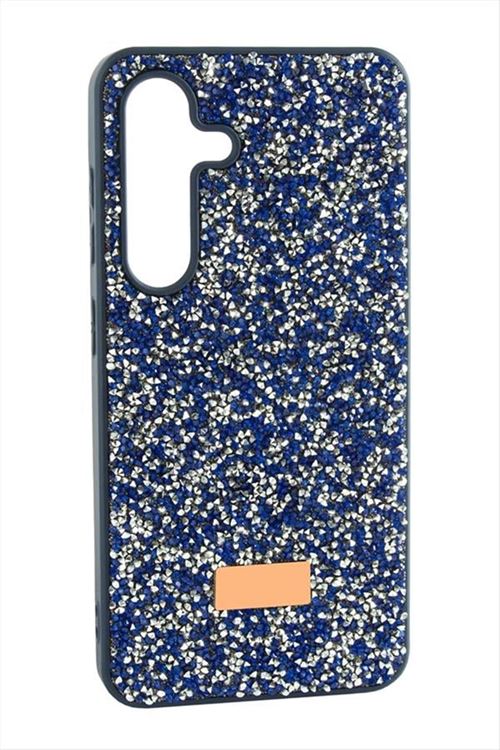 Samsung Galaxy A55 Taşlı Kapak Kılıf - Mavi