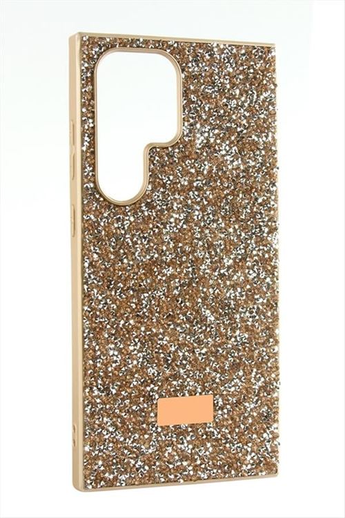 Samsung Galaxy S23 Ultra Taşlı Kapak Kılıf - Roz