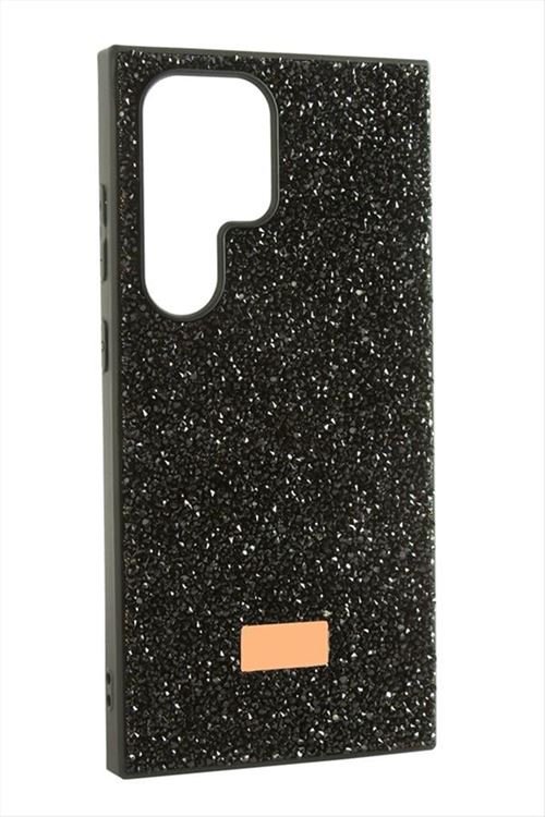 Samsung Galaxy S25 Ultra Taşlı Kapak Kılıf - Siyah