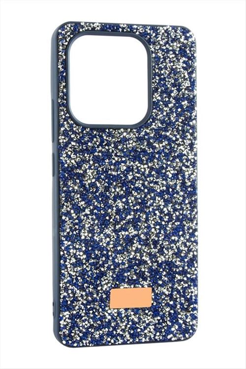Xiaomi Redmi Note 14 Taşlı Kapak Kılıf - Siyah