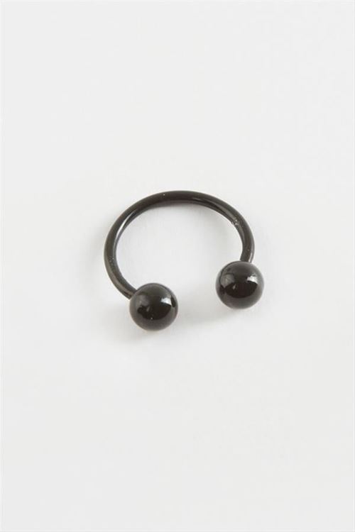 Septum Çelik Piercing 1 Adet - Siyah