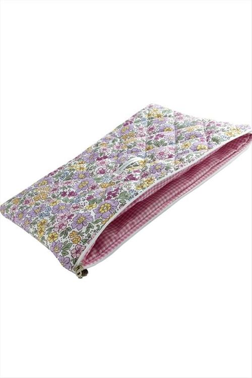 Çiçek Desenli Labtop Bilgisayar Çantası 15*16 inç - Ebruli