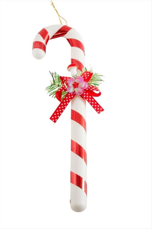 Baston Yılbaşı Ağaç Süsü 30 cm - Kırmızı