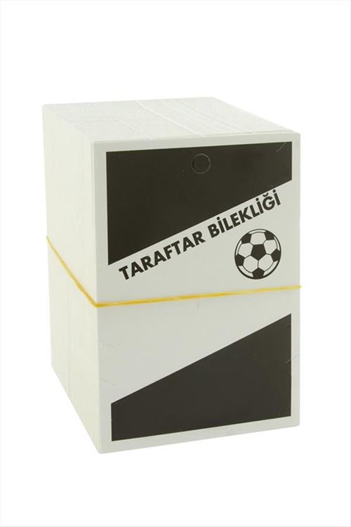 Taraftar Bileklik Kartı 200 Adet - Siyah