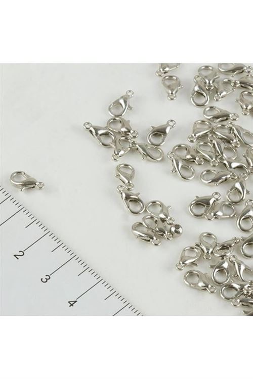 302 Metal Papağan 20 Adet - Gümüş Rengi