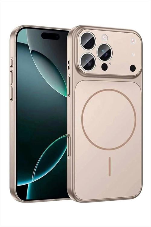 İphone 14 Uyumlu 17 Pro Max Görünümlü Magsaff Kapak Kılıf - Lacivert