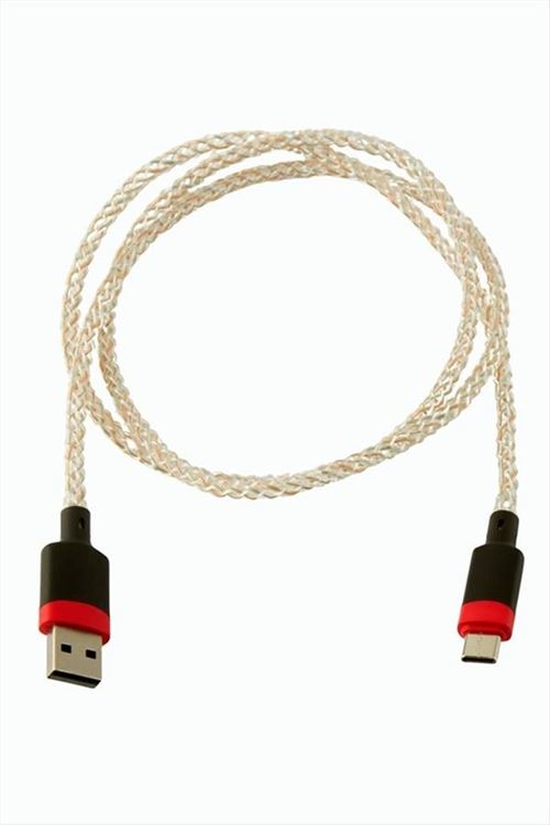 Işıklı Type-C USB Data Şarj Kablosu - Gri