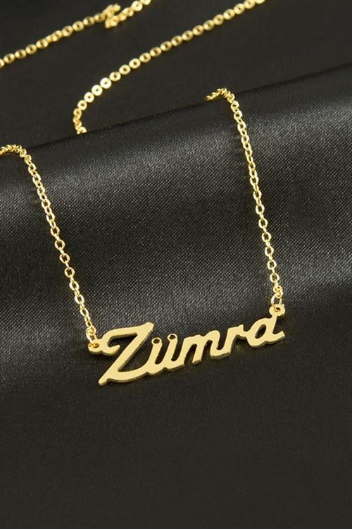 Zümra İsimli Kolye - Sarı
