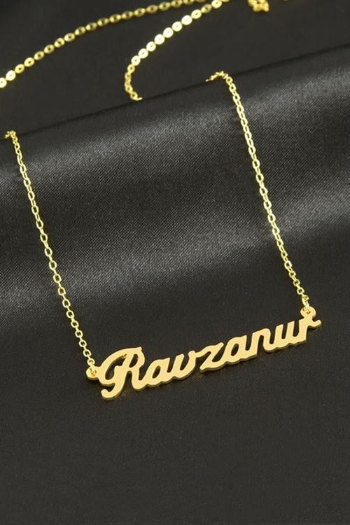 Ravzanur İsimli Kolye - Sarı
