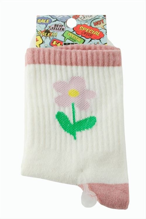Çiçek Kolej Çorap 8*28 - Açık Pembe