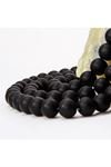 8 mm Orjinal Mat Onix Doğal Taş - Siyah