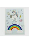 3'lü Unicorn Bileklik Kartı - Mavi