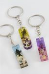 I Harfli Epoksi Anahtarlık - Karışık Renk 1