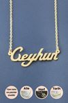 Ceyhun İsimli Kolye - Sarı