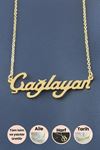 Çağlayan İsimli Kolye - Sarı