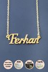 Ferhan İsimli Kolye - Sarı