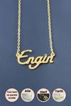Engin İsimli Kolye - Sarı