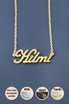 Hilmi İsimli Kolye - Sarı