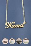 Kamil İsimli Kolye - Sarı