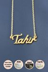 Tahir İsimli Kolye - Sarı