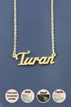 Turan İsimli Kolye - Sarı