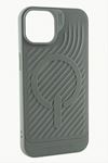 iPhone 11 6.1 Lüx Magsaff Gear Silikon Kılıf - Gri