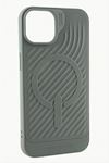 iPhone 16 Pro Lüx Magsaff Gear Silikon Kılıf - Gri