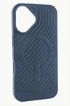 iPhone 16 6.1 Lüx Magsaff Gear Silikon Kılıf - Lacivert