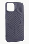 iPhone 14 6.1 Lüx Magsaff Gear Silikon Kılıf - Mor