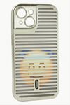 iPhone 13 Desenli Lüx Silikon Kılıf - Gri