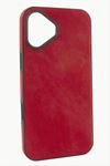 iPhone 16 Plus Nubuk Lüx Velvet Silikon Kılıf - Kırmızı