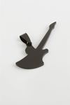 Gitar Çelik Kolye Ucu 4 cm - Siyah