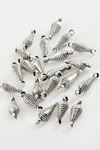 Noktalı Tesbih Püskül Ara Aparatı 50 Gram - Gümüş Rengi