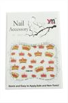 Taç Tırnak Aksesuarı Tattoo Sticker - Beyaz