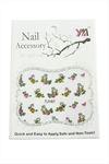 Gül Tırnak Aksesuarı Tattoo Sticker - Beyaz