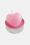 Kalp Pembe Mum - Pembe